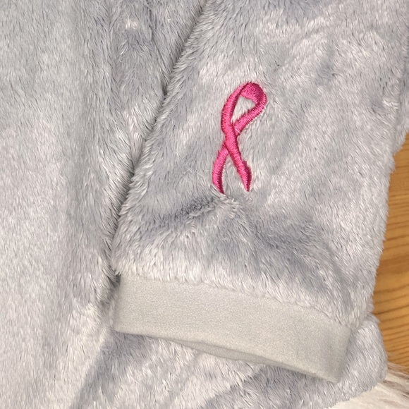 The North Face Jacket Womens Medium Full Zip Fleece Pink Breast Cancer Awareness - Picture 4 of 11